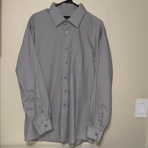 Jones‎ New York Light Gray Non-Iron Shirt